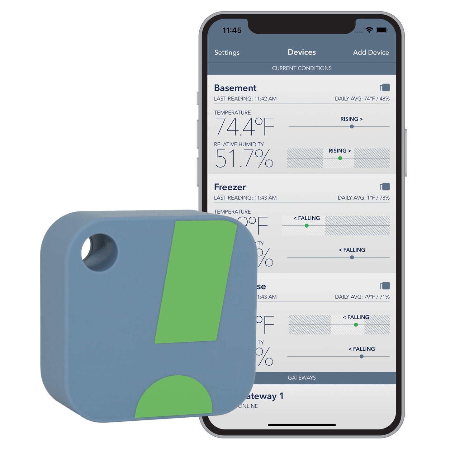 HT1 SMART SENSOR: Wireless Thermometer and Hygrometer