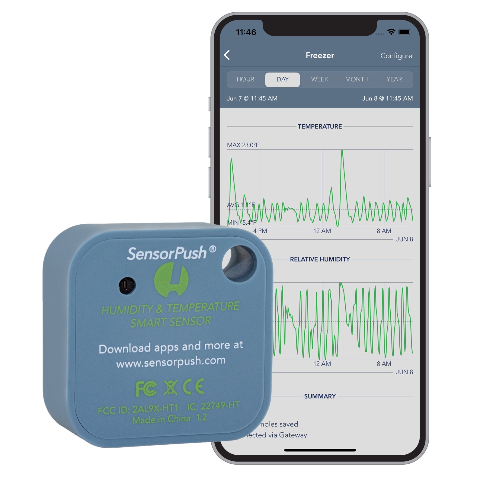 SensorPush Wireless Thermometer/Hygrometer