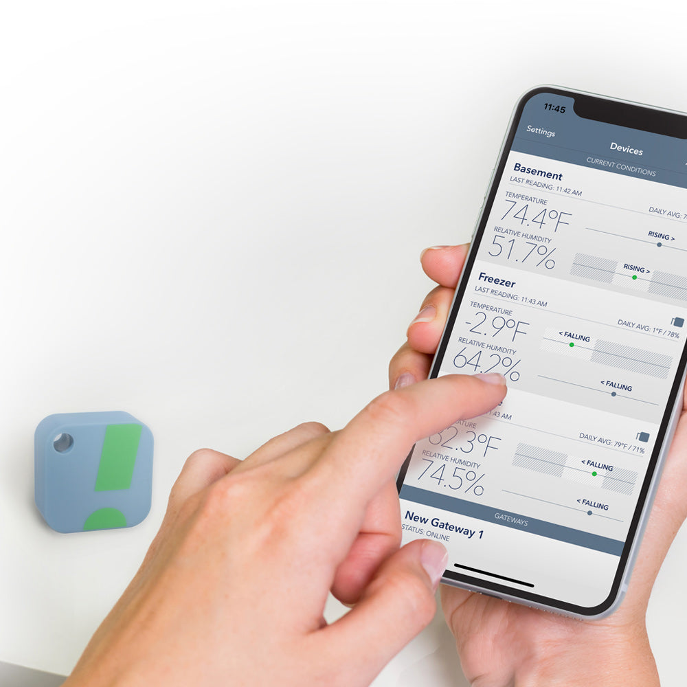 Sensorpush HT1 SMART SENSOR: Wireless Thermometer and Hygrometer – SensorPush